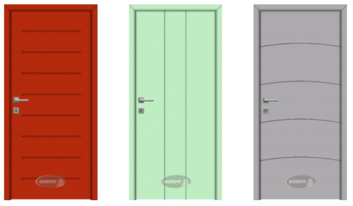 Borovi festett MDF beltéri ajtók